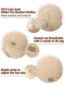 TOPSHE 13*4 HD Spitze Mehrfarbig 30 Zoll lange gerade Haare ohne Pony, Kostüm für Halloween für Damen, hitzebeständige synthetische Perücken für Frauen, Party, Cosplay, Y2K, Halloween Hot