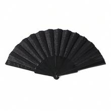 Glittering Hand Fans,Large Folding Flicker Light Hand Fan, Waterproof Material, Suitable For Tai Chi Martial Arts, Family Parties, Concerts, Graduation Season, Homecoming Season, Dance Performances, Decorations, Wedding Decor, Birthday Gifts,Valentine'S Day Gifts, Birthday Theme Performance & Festival Ball Gift,Group Lot,For Women,Holiday Essential