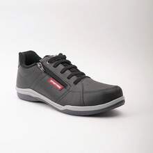 Men's Sneakers Lightweight And Comfortable With Zipper Casual Sneakers New Release - 黑色 - 查看 1