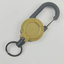 Retractable Wire Rope Multi-Function Keychain, Suitable For Outdoor Travel/Camping/Fishing With Various Small Items Needed, Can Be Hung On Travel Backpack, Not Easy To Lose, Casual, Cute, Elegant, Suitable For All Seasons, Street, Party, Made Of ABS Plastic School Car Accessories Goth Y2k