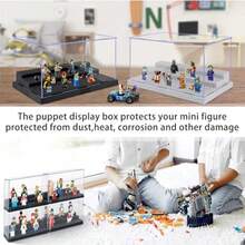 Box Toy Organizer Bins Building Blocks Storage Containers With Compartments And Lids For Plastic Stackable Chest Child Playroom Organization Solution With Adjustable Dividers And Durable Design For Easy Access And CleanUp - như hình ảnh - Xem 2