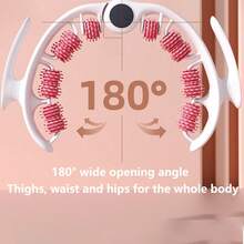 Circular Leg Clamp Roller Silicone Slim Calf Massager Leg Muscle Elimination Yoga Fitness Training Auxiliary Equipment