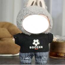 FOR LABUBU Casual Spring Friend Outfit Set 1/2/3, 17CM Fashionable Football Sports Outfit (Doll Not Included) - Multicolor - View 6
