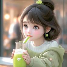 1 件 8 厘米/3.14 英寸可爱卡通女孩亚克力吊坠、汽车后视镜吊坠、背包吊坠、家居装饰吊坠、钥匙扣吊坠，一定是送给她的完美礼物