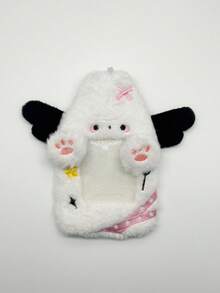 1个装 毛绒周边卡套 天使猫兔校园卡星空卡保护套挂件公交卡套 - 彩色 - 查看 10