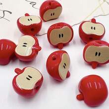 15 hạt cườm Acrylic hình bán nguyệt trang nhã dễ thương tự làm để làm dây đeo điện thoại, vòng tay, vòng cổ, đồ trang sức sáng tạo, 10 hạt cườm thủ công hình bán nguyệt quyến rũ, hoàn hảo làm phụ kiện móc khóa và đồ trang trí. Lựa chọn quà tặng lý tưởng cho Giáng sinh, Halloween - Nhiều màu - Xem 11