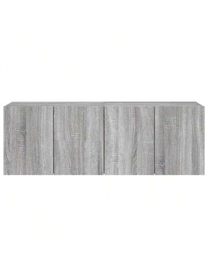 VidaXL TV Cabinets Pcs Wand Mounted 60x30x41 Cm Grijs Sonoma Oak view 7