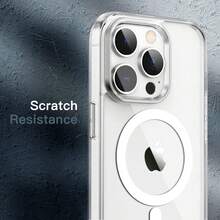 Magnetic Case For 13 Pro 6.*-Inch Compatible With MagSafe Wireless Charging, Shockproof Phone Bumper Cover, Anti-Scratch Clear Back (Clear) - Eco Clear - Xem 7
