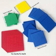 131pcs EVA Foam Magnetic Decimal Teaching Set - Colorful Number Blocks For Math Education, Perfect For Learning Place Value And Counting, Math Education Tool|Colorful Number Blocks|Magnetic Adhesive ﻿ - Nhiều màu - Xem 3
