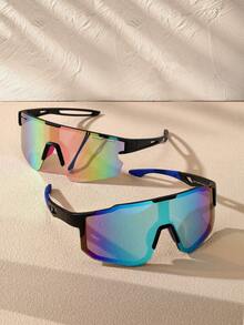 1pc/2pcs Women Outdoor Cycling Sports Glasses, Beach Holiday Fashion Sports Goggles Beach Accessories For Women Glasses Shades Easy Comfort Casual Outfits Outdoor Cycling Glasses For Summer Beach Vacation,Outdoor,Travel Autumn Accessories Goggles