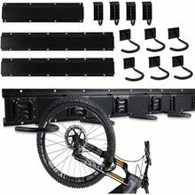 Heavy Duty Storage Rack With Hooks Wall Mounted Rack  Bike Rack For Bicycles Vertical Bike Storage Rack, Space Saving Garage Wall Hanger, Indoor Bicycle Holder For Road & Mountain Bikes - 6 Bikes - View 4