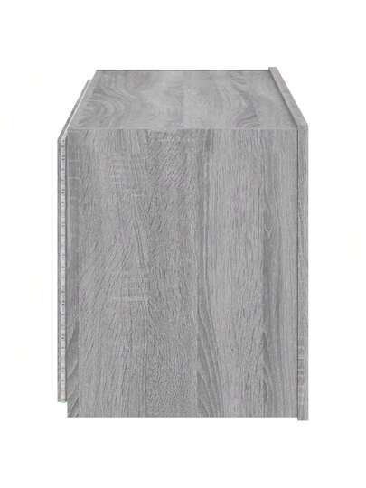 VidaXL TV Wand Unit LED Lighting 80x35x41 Cm Grijs Sonoma view 10