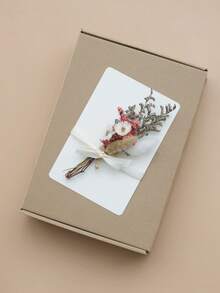 12 Pcs Boho Dried Flower Bouquet Mini Wedding Handmade Dry Flowers Decor For Vase Crafts DIY Photo Boutonniere For Men Floral Plant For Bridesmaid Gift Birthday Decor And Autumn Decor Items