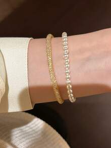 ESBERRY 1件925纯银钱包造型手链，女士日常奢华饰品，优雅百搭，适合情人节、生日派对和日常佩戴。 - 錢袋手鍊 - 查看 4