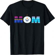 Frozen Anna Olaf Mom Mother's Day Birthday T-Shirt - 黑色 25 - 查看 1