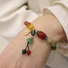 One Hypoallergenic Academic Ruyi Bracelet, Exam Confidence Booster For Sensitive Wrists, Adjustable Study Focus Beads