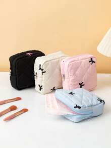 Schmetterlings-Muster tragbare Mini-Reißverschluss-Kosmetiktasche/Binden-Aufbewahrungstasche, flauschige Makeup-Tasche, Toilettenartikel-Organizer, Binden-Tasche, Binden-Aufbewahrungstasche, tragbare Aufbewahrungstasche, zum Aufbewahren von Binden, Slipeinlagen, Kosmetiktaschen, Kosmetiktasche, Make-up Organizer, Make-up Tasche, Make-up Taschen, kleine Kosmetiktasche, Kosmetiktasche, große Kosmetiktasche, Weihnachtsgeschenke, Tasche, Clutch / kleine Handtasche, Make-up Organizer, Tasche, Pinseletui, Mini-Tasche, Tasche mit großer Kapazität, Geschenke für Frauen, Weihnachtsgeschenke, Geschenkideen für Frauen