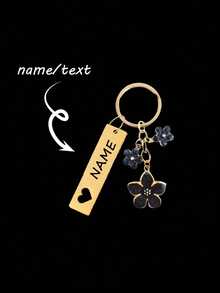 1 pezzo Portachiavi in metallo personalizzato a forma di fiore di ciliegio, leggero ed elegante, con accessorio tag, adatto per borse, chiavi dell'auto, regali di coppia e vacanze, multifunzionale, durevole, ornamentale, riutilizzabile, raffinato, di stile, di alta qualità, colorato, moderno, personalizzato, unico, regali ideali per lui, regali ideali per lei, fidanzato, amici, tea room, casa, ufficio, per anniversari, per San Valentino, per la Festa della Mamma, per compleanni, per la Festa del Papà, per matrimoni, per il riscaldamento della casa, atmosfera natalizia in casa, souvenir