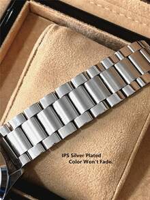 Pablo Raez 1pc Men's Watch SUS304 Stainless Steel Famous Brand New Luxury IPS Silver Plated Black Wristwatch For Man 50M Water Resistant Casual Calendar Clock Men's Fashion Quartz Watch Roman Numeral & Bar Scale Diamond High Level Black High Level Business Male Wristwatch For Daily Use Gift For Father Or Male Friend Fit For Working And Study Use - Black - View 12