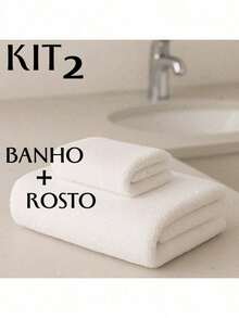 Kit 2 Toalhas de Banho e Praia Infantil Personagens Estampadas "Animação" Desenhos Diversos Lançamentos Algodão Toalha Infantil Meninos e Meninas - Multicolorido - Visão 3