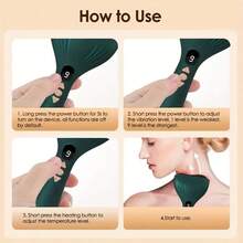 [جهاز تدليك الوجه بمنفذ USB] جهاز تدليك كهربائي محمول، مع واجهة USB وتسع أوضاع اهتزاز - جهاز تدليك الوجه والرقبة متعدد الاستخدامات، جهاز محمول، مناسب للوجه/الجسم، وسادة تدليك مدمجة، مناسب للاستخدام في المكتب، بطارية ليثيوم 1200 مللي أمبير - متعدد الألوان - مشاهدة 6