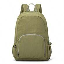 حقيبة ظهر خفيفة الوزن جديدة، حقيبة ظهر مقاومة للماء متعددة الاستخدامات، حقيبة ظهر كاجوال واسعة السعة بتصميم بسيط، حقيبة سفر خفيفة الوزن للخارج، حقيبة طالب عصرية