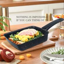 1oc/6pcs Nonstick Cookware Set (Egg Pan, 4-Hole Breakfast Grill) With Silicone Utensils, Single Pans And Cookware Sets Are Sold Individually, Family Dinner Supplies, Party Supplies