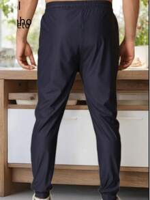 MEN'S PANTS, QUICK DRYING, SPORTY, CASUAL - Camel - View 3