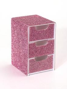 三层抽屉收纳盒，高品质桌面整理盒，适用于珠宝、化妆品、美甲工具收纳，亦可用于房间装饰、包袋、化妆包、梳妆台、旅行、化妆包、旅行必备品、收纳整理、储物、旅行必备品、化妆品收纳盒、化妆包、化妆品整理盒、收纳盒、洗漱包、桌面收纳盒、化妆品包、化妆袋、化妆品整理盒、梳妆台配件、化妆袋、化妆包、珠宝盒、化妆刷架、化妆刷架、香水收纳盒、化妆包、女士礼物、圣诞礼物、女士礼物创意、房间装饰 - 彩色 - 查看 13