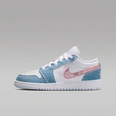 Nike Air Jordan 1 Low SE (GS) 篮球鞋，低帮，HQ2001-400