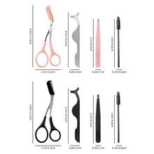 1/2/3/4 piezas Kit portátil de arreglo de cejas de acero inoxidable, pinzas de precisión para dar forma a las cejas y eliminar el vello fino, compacto y ligero, esencial para viajar