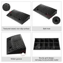 Curb Ramp Portable Lightweight Threshold Ramp - 4pcs Black - View 4