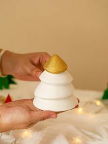 1 pieza Decoración cerámica con forma de árbol de Navidad, acabado mate, diseño minimalista, adecuado para regalos, hogar, vacaciones, escritorio, decoración de fiesta, decoración del hogar, decoraciones navideñas, decoración de habitación, invierno