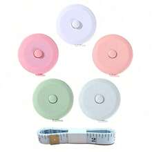 1 PCS Retractable Measuring Tape,60-Inch 1.5 Meter Tape Measures Dual Sided Flexible Ruler For For Body Measurements Craft Fabric Cloth Tailor Sewing Weight Loss (WHITE)