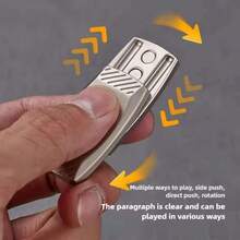 磁性金属减压玩具：硬币滑块+旋钮 | 带触感硬币旋转器的EDC桌面小工具，行政办公玩具及成人礼品套装