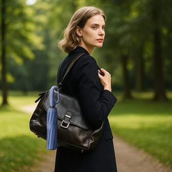 Automatic Rotating Ring Folding Umbrella, Double Ribs Reinforced Windproof Design, Black Coating UV Protection, Fiberglass Shaft, Rubber Handle, Minimalist Portable Design, Suitable For Outdoor Activities, Travel, Hiking, Golf, Ideal Gift For Father's Day, Halloween, Christmas