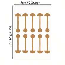 Adesivo de nariz com haltere pequeno 100, 20 e tira autoadesiva elástica macia para modificação do nariz, reduz o tamanho da narina, estreita a aba do nariz e a ponte nasal fina, uso diário, aplicação que não deixa marcas, cola respirável