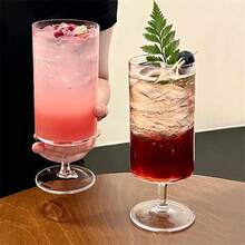 Gerades Röhrchen Saftbecher, Glas Becher, Kaffee Becher, Milchtee Becher, Kalt Getränk Becher, Wasser Becher, Cocktail Becher, Glas Becher, Trink Becher. Es ist ein sehr gutes Haushaltsgrundbedarf Trinkgefäß, ein Muss-haben Becher für Bars und KTVs, und kann in der Maschine gewaschen werden