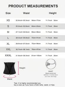 1pc Women's Latex Waist Trainer Tight Compression Belt For Daily Wear/Postpartum Body Shaping Corset Exercise Waist Belt Suitable For Workout Home Sports And Walk