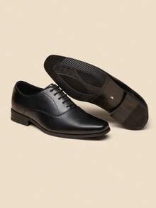 Men's Oxfords Dress Shoes For Bussiness  Wedding Classic & Formal Valentine's Day & Father's Day Gifts  Black Shoes - 黑色 - 查看 10