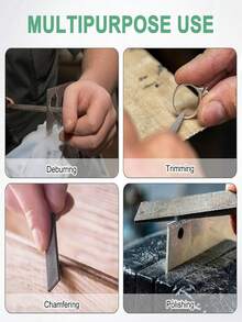 Limas de acero al carbono profesionales con mangos ergonómicos, que incluyen herramientas de lima cuadrada/triangular/plana/semicircular/circular, adecuadas para metales, maderas, etc.