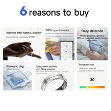 SIMSONLAB Damen/Herren Smart Ring - 5ATM wasserdicht, Kalorienverbrauch zählen, Unterstützung für mehrere Sportarten und Modi, Fotokontrolle, kabellose Sprachsteuerung, leicht und bequem, kompatibel mit Android und iOS.