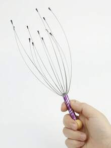 1/2 piezas Masajeador de cabeza de 12 dedos, masajeador de cuero cabelludo, rascador de masaje de cuero cabelludo, estimulación del cabello y alivio del estrés corporal, cabello, herramientas para el cabello, cuidado del cabello, escuela, vuelta al colegio, viaje, artículos esenciales de viaje, artículos esenciales para el hogar, spa, herramienta de masaje, masaje, masajeador, spa - Multicolor - Ver 19