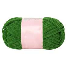 1 Skein 50g, Soft & Comfortable Chenille Yarn With Lurex, Thick Chenille Yarn, Fuzzy Yarn, Yarn Length Approx. 59m, Diameter Approx. 4.5mm, Suitable For Knitting Dolls, Bags, Scarves, Hats, Blankets (Waistband Random) - Multicolor - View 25