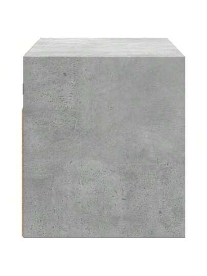 VidaXL TV Wand Unit LED Lighting 80x31x35 Cm Concrete Grijs view 7