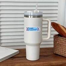 Send It Sticker - "Cops Are Flops" Funny Car Decal, Glossy Vinyl, Asymmetrical Shape, Self-Adhesive, Single Use, Front Bumper Sticker, Humorous Auto Decal|Bold Text Design|Matte Finish