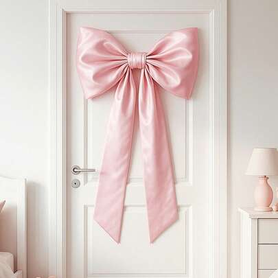 1 件蝴蝶结门装饰，节日蝴蝶结，非常适合派对装饰、礼品包装和家居装饰，非常适合情人节、周年纪念日或特殊活动、家居装饰、房间装饰、墙壁装饰礼品生日毕业、墙壁装饰、农舍装饰、浴室装饰、场景装饰、房间装饰、家居装饰、办公室装饰