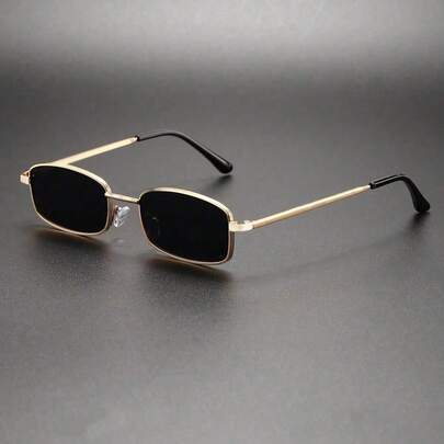 1 pièce Lunettes de mode vintage pour hommes, polyvalentes pour le port quotidien, les voyages et les affaires