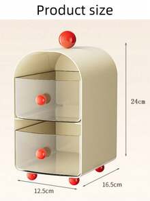 صندوق تخزين أكياس الشاي على طاولة مكتب الزاوية القهوة، رف تخزين كبسولات القهوة على الطاولة، صندوق تنظيم أدوات المكتب متعدد الطبقات مع درج سهل الوصول، له سعة تخزين كبيرة