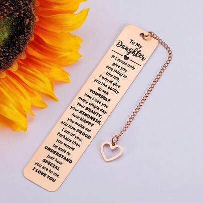 Going To College Gifts Daughter, Adult Daughter Birthday Gifts Daughter From Mom, Inspirational Bookmark Teen Girls, Valentines Daughter Daughter In Law Stepdaughter